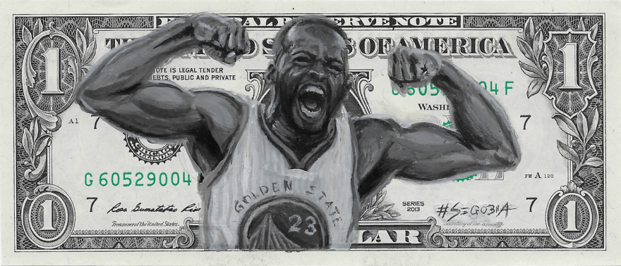 Green, acrylic on canvas